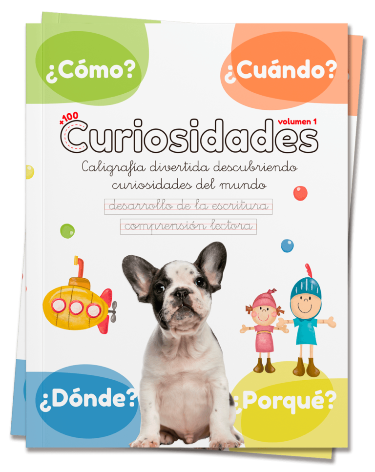 Colección Curiosidades - Portada ES - Caligrafía divertida